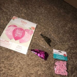 Baby shower decorations